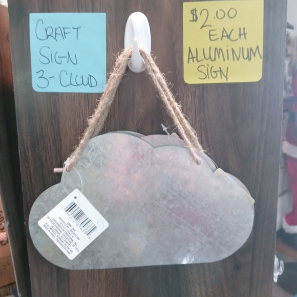 Aluminum craft sign $2 each - Picture 4 of 8